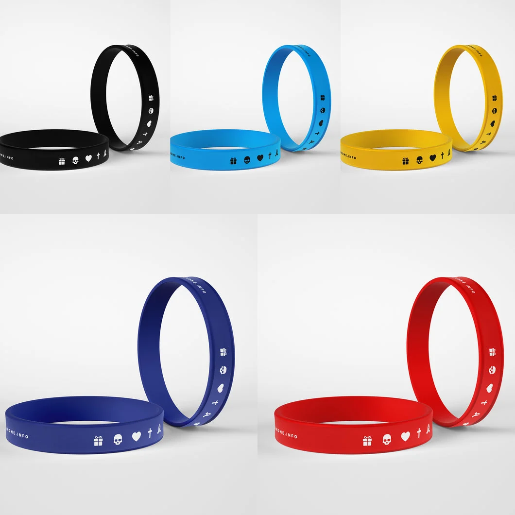 In His Name Gospel Wristbands in several colours