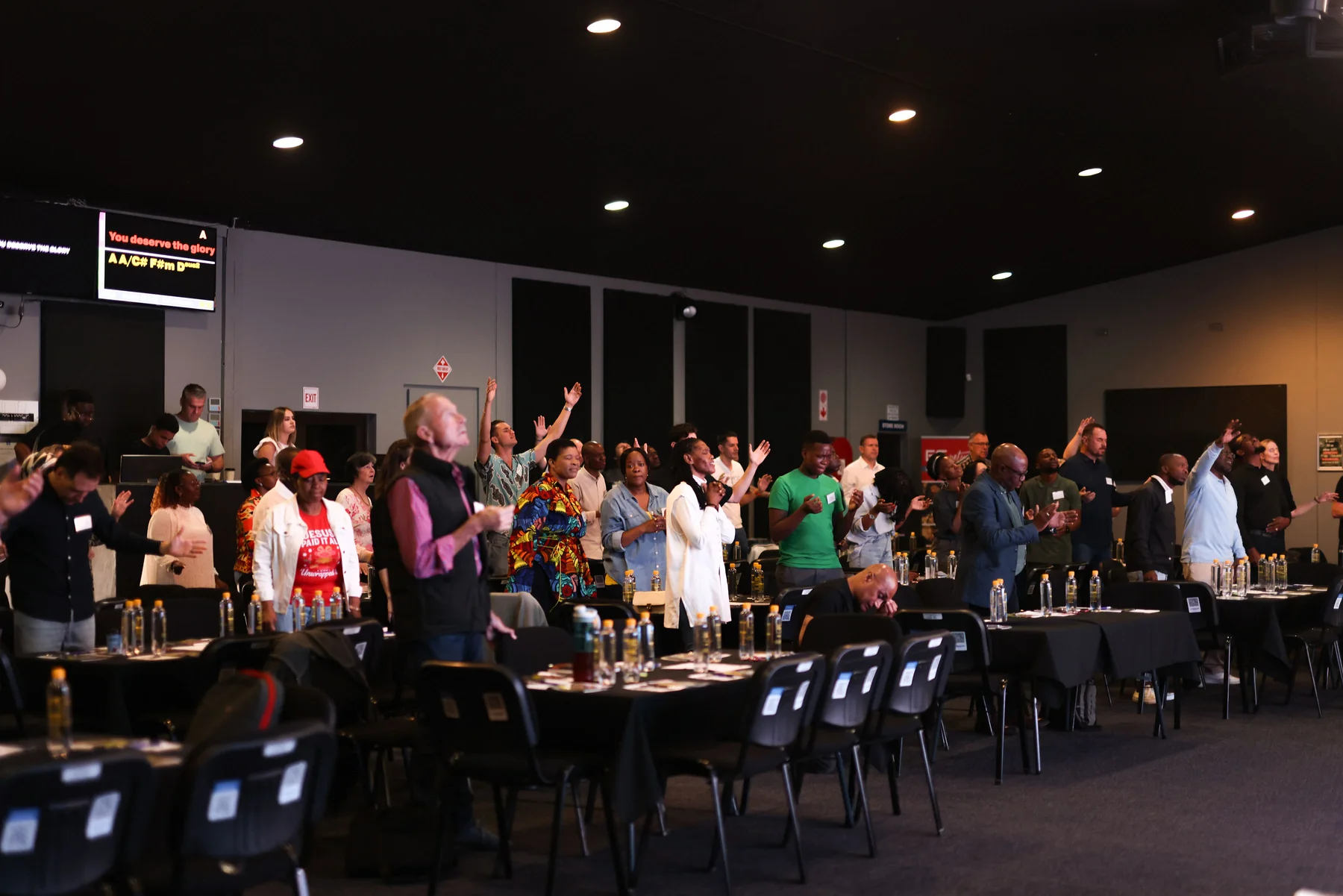Evangelists gathered for worship and fellowship in Cape Town